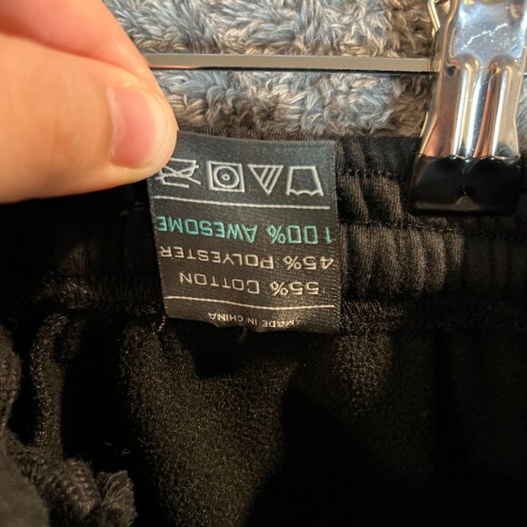 Give'r Giver Yoggers Joggers Mens Small Black Sweatpants Jackson Hole Casual - Picture 4 of 9